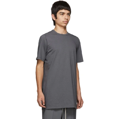 Shop Rick Owens Grey Level T-shirt In 06 Blu