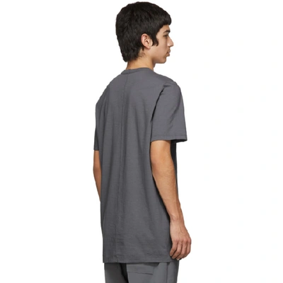 Shop Rick Owens Grey Level T-shirt In 06 Blu