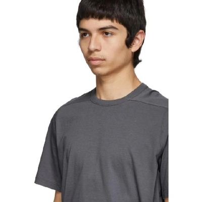 Shop Rick Owens Grey Level T-shirt In 06 Blu