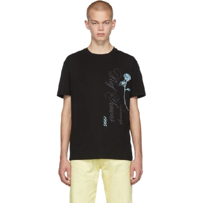 Shop Raf Simons Black Antwerp Slim Fit T-shirt In 00099 Black