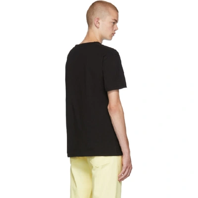 Shop Raf Simons Black Antwerp Slim Fit T-shirt In 00099 Black