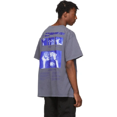 Shop Off-white Indigo & Blue Hardcore Caravaggio T-shirt In 3830 Indblu