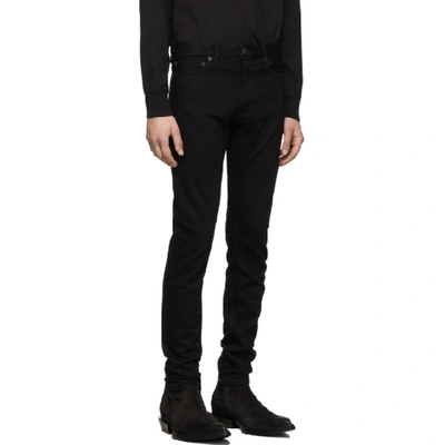 Shop Takahiromiyashita The Soloist Takahiromiyashita Thesoloist. Black Stretch Slim Tapered Jeans