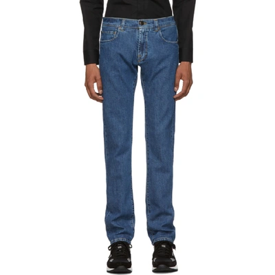 Shop Etro Blue New Slim Jeans In 202 Blue