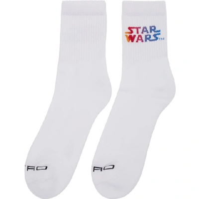 Shop Etro White Star Wars Edition Socks In 0990 White