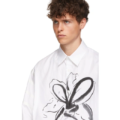 Shop Almostblack White Graphic Shirt