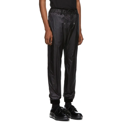 Shop Sacai Black Nylon Pants In 001 Black