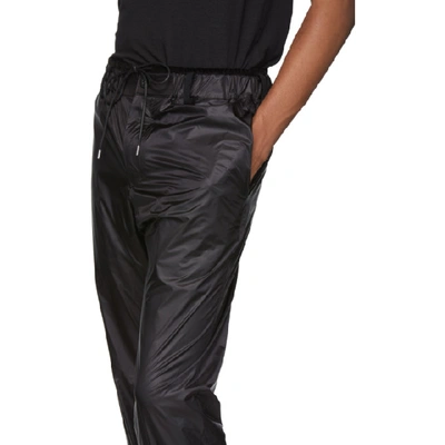Shop Sacai Black Nylon Pants In 001 Black