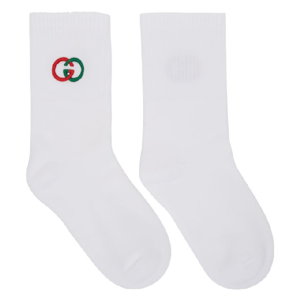 black white gucci socks
