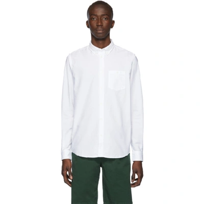 Shop Norse Projects White Oxford Anton Shirt In 0001/ Whit