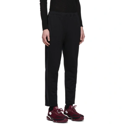 Shop Prada Black Stripe Lounge Pants