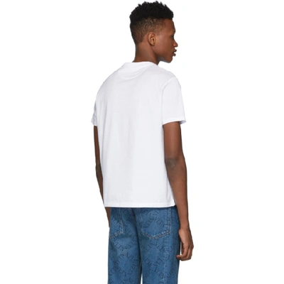 Shop Valentino White Vlogo T-shirt In A01bianco/