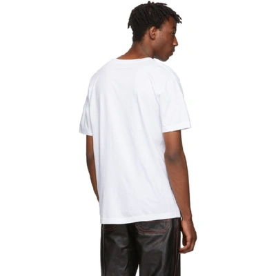Shop Heron Preston White Manual Regular T-shirt In 0188 Whtmul