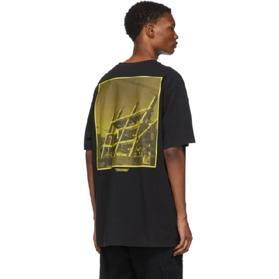 Shop Off-white Black And Yellow Halftone T-shirt In Blk Ylw