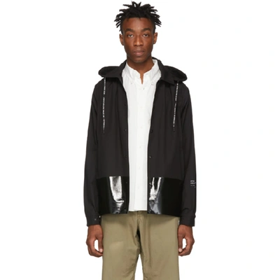 Shop Moncler Genius 7 Moncler Fragment Hiroshi Fujiwara Black Giubbotto Ska Coat In 999-black