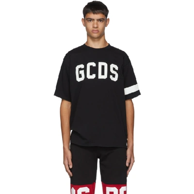 Shop Gcds Black Glow Logo T-shirt