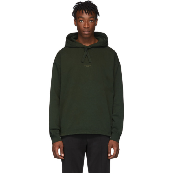 acne hoodie green