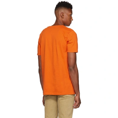 Shop Off-white Orange & Black Logo T-shirt