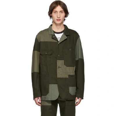 Shop Engineered Garments Green Logger Jacket