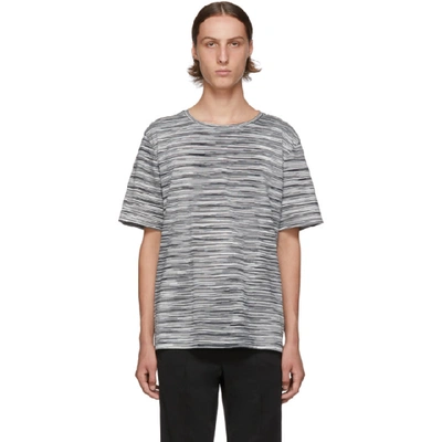 Shop Missoni Black And White Jersey T-shirt In F900h Black