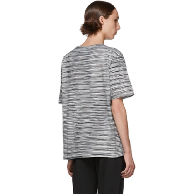 Shop Missoni Black And White Jersey T-shirt In F900h Black