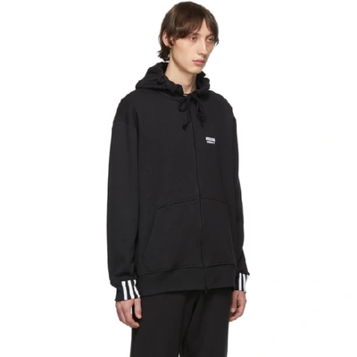 Shop Adidas Originals Black Logo Hoodie