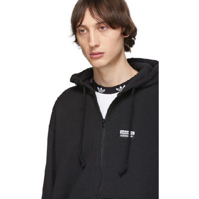 Shop Adidas Originals Black Logo Hoodie