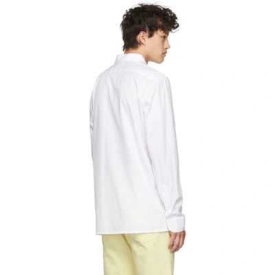 Shop Raf Simons White Heroes And Losers Slim Fit Shirt In 00010 White