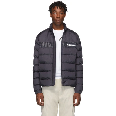 Shop Moncler Navy Down Servieres Jacket In 74c Navy