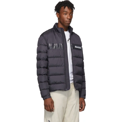 Shop Moncler Navy Down Servieres Jacket In 74c Navy