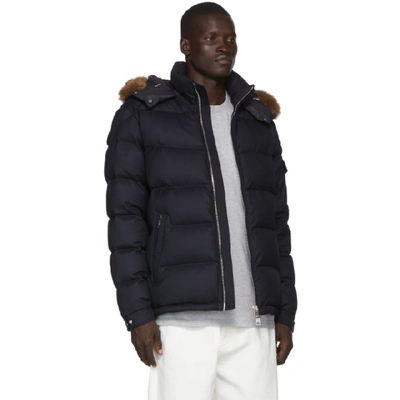 MONCLER 海军蓝 ALLEMAND 羽绒夹克