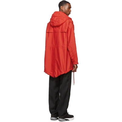 Shop Moncler Red Granduc Jacket In 431.red