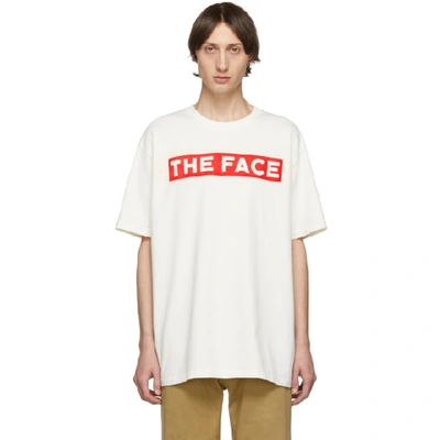 GUCCI 灰白色“THE FACE” T 恤