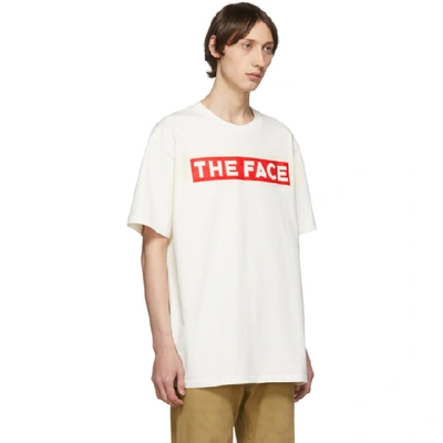 Shop Gucci Off-white 'the Face' T-shirt In 9577 White