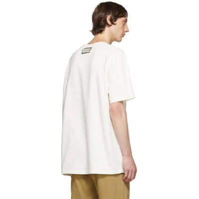 Shop Gucci Off-white 'the Face' T-shirt In 9577 White