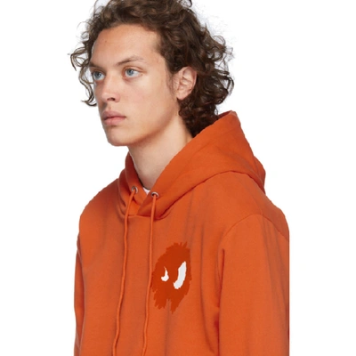 Shop Mcq By Alexander Mcqueen Mcq Alexander Mcqueen Orange Chester Hoodie In 6432 Orange