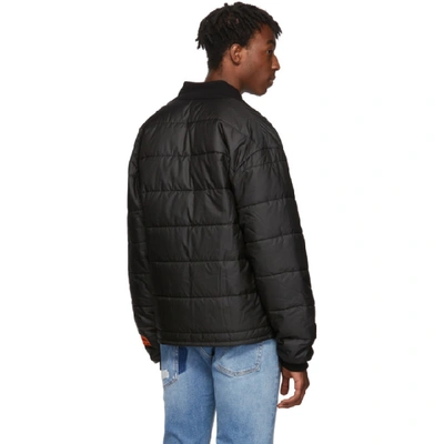 Shop Heron Preston Black Style Dots Puffy Jacket In 1088 Blkmul