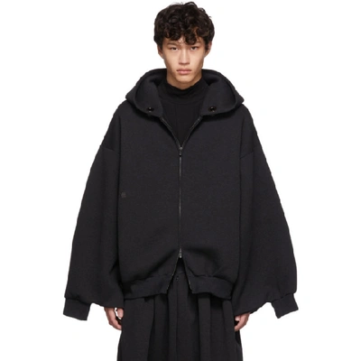 Fumito Ganryu Black Kimono Zip Hoodie In 2 Topcharcl | ModeSens