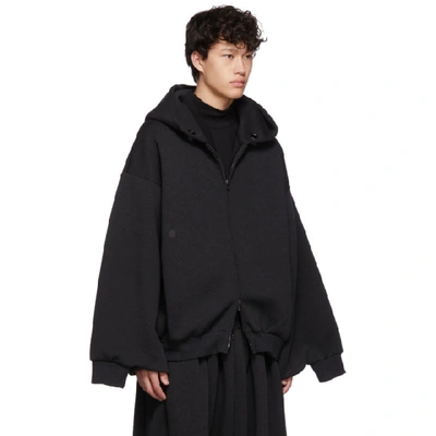 Fumito Ganryu Black Kimono Zip Hoodie In 2 Topcharcl | ModeSens