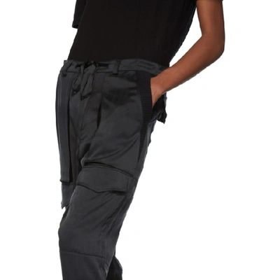 Shop Nahmias Ssense Exclusive Black Pull Tight Cargo Pants