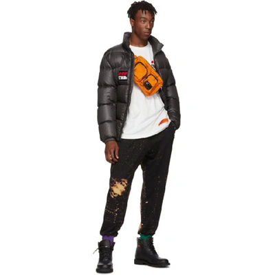 Shop Heron Preston Black Down Style Puffer Jacket In 1688 Greybr