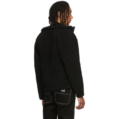 Shop Carhartt Work In Progress Black Prentis Liner Sweatshirt In 8900 Blk