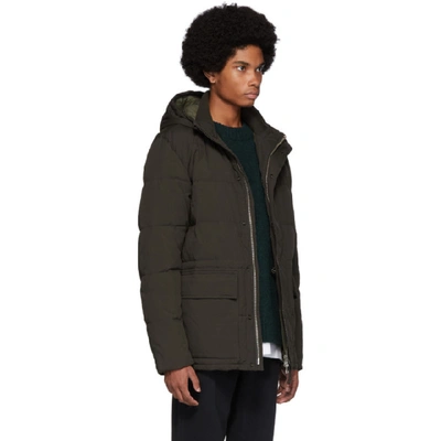 Shop Norse Projects Green Down Nylon Willum Jacket In 8109/ Beec