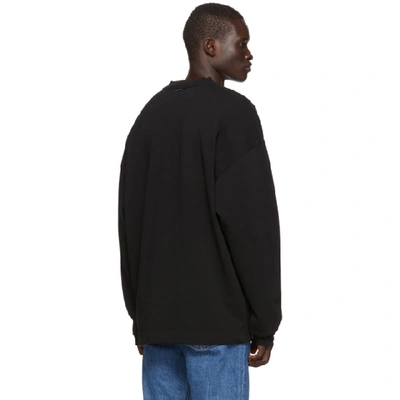 Shop Alexander Wang Black Chynatown Sweatshirt In 001 Black