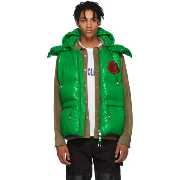 green moncler vest