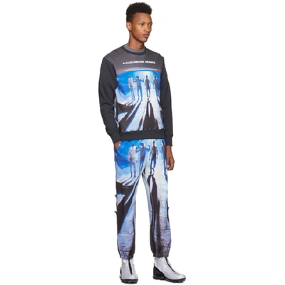 Shop Undercover Multicolor A Clockwork Orange Gang Lounge Pants In Black