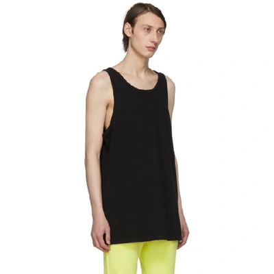 Shop John Elliott Black Rugby Tank Top