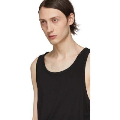 Shop John Elliott Black Rugby Tank Top