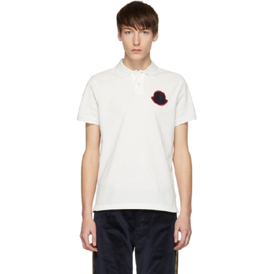 MONCLER 白色 BOXER POLO 衫