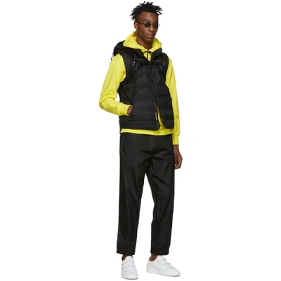 Shop Moncler Genius 7 Moncler Frgmt Hiroshi Fujiwara Yellow Logo Hoodie In 114-yellow